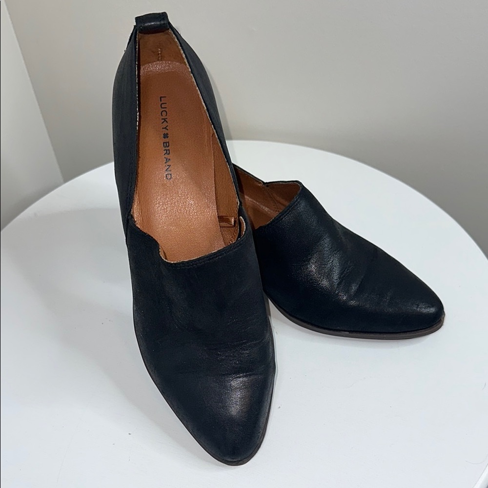 Lucky Brand Women's Black Leather Loafers